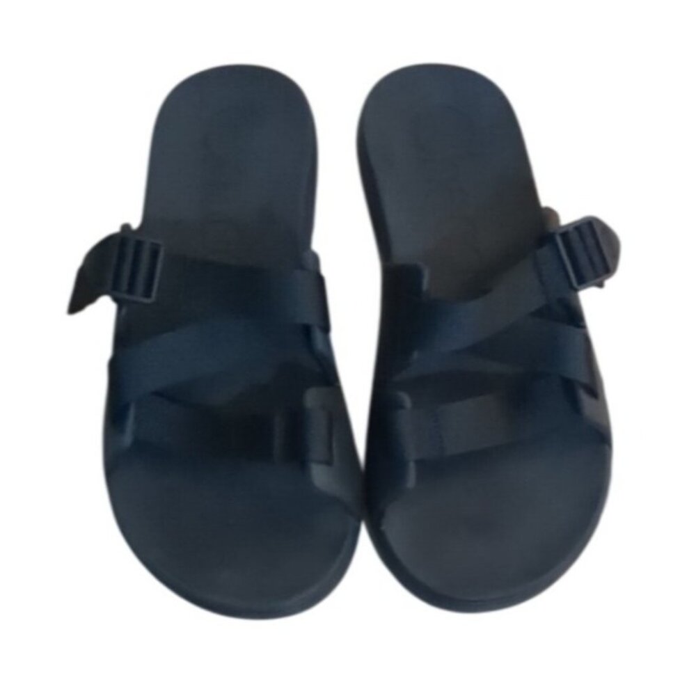 Chaco Chillos sz 11 Men's Slide Sandal, Black, flip flop adjustable - Picture 9 of 9